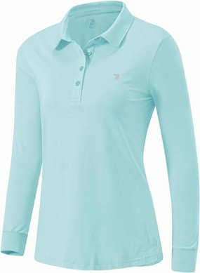Rdruko Women's Long Sleeve Polo Golf Shirts Casual Sports T-Shirts