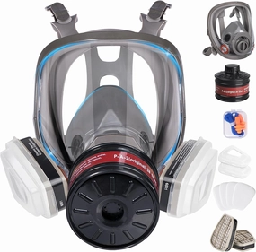 Respirator Mask with Filters, Gas Masks Survival Nuclear and Chemical - Reusable Respirator for Vapors, Painting