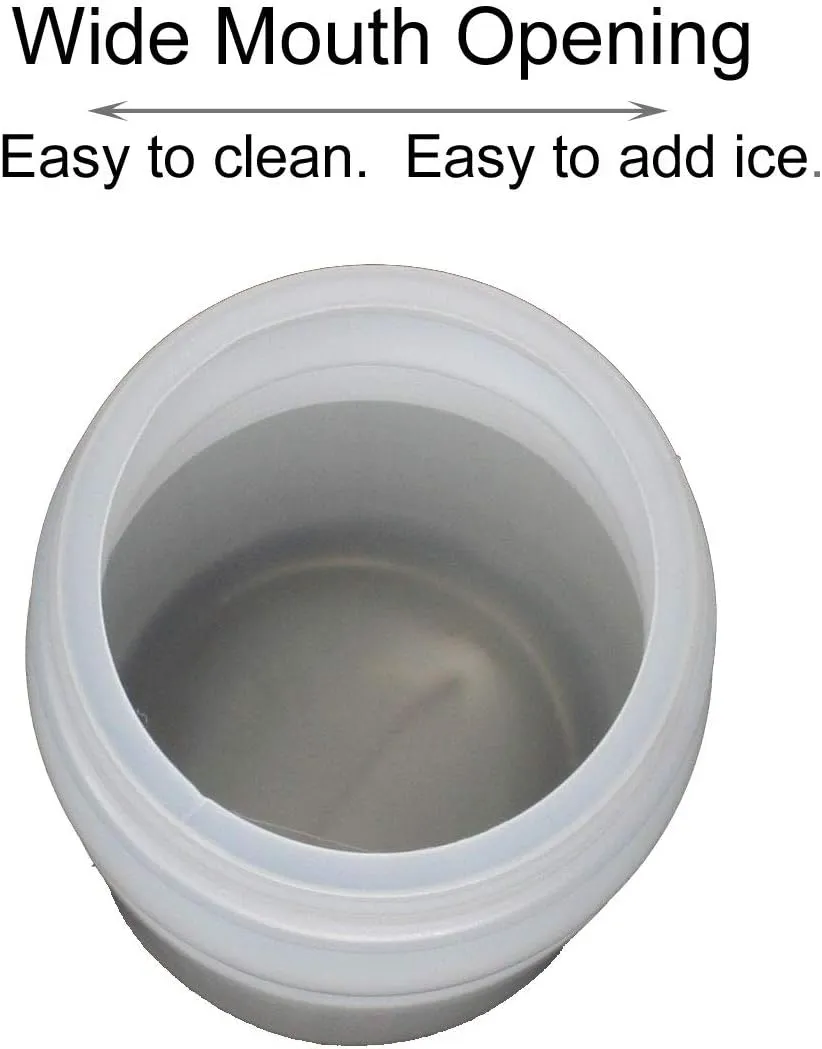 Rolling Sands 20 Ounce Sports Water Bottles 24 Pack, BPA-Free, Made in USA, Dishwasher Safe, Clear Frost Bottles/Black Lids