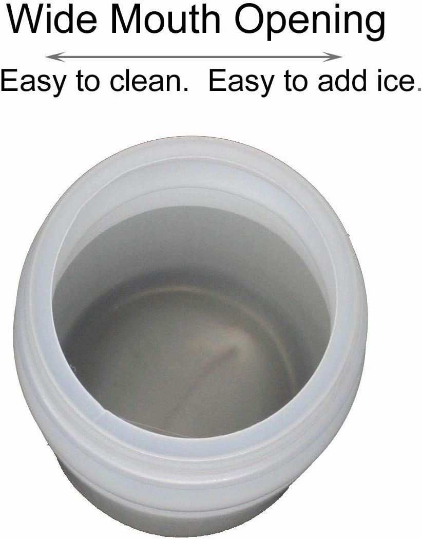 Rolling Sands 20 Ounce Sports Water Bottles 24 Pack, BPA-Free, Made in USA, Dishwasher Safe, Clear Frost Bottles/Clear Lids