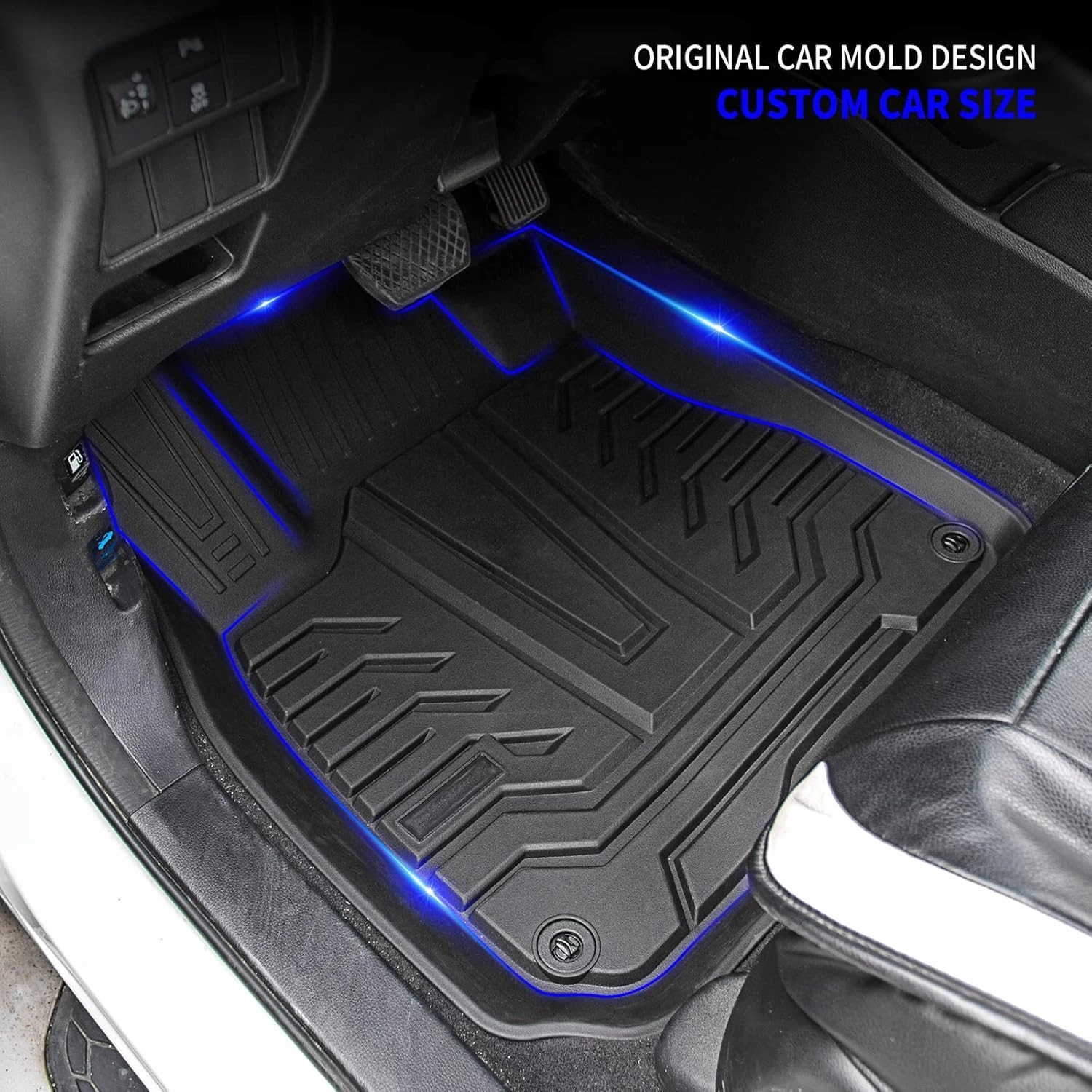 Rongtaod Floor Mats Compatible with 2017-2022 Honda CRV Cargo Liner Trunk Mat TPE All Weather Trunk Liner 2021 CR-V Accessories (Trunk Mats Floor Mats)