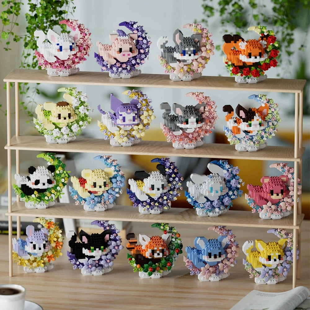 Royaleva Mini Pet Building Blocks Set – Adorable DIY Animal Ornaments for Kids