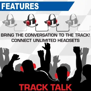 Rugged Radios NASCAR Linkable Behind The Head Headsets Bundle for Race Fan Racing Radios Electronics