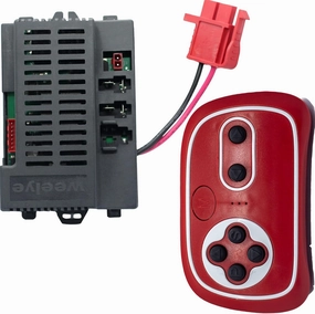 RX74-1 24V= RX74-3 24V Control Box Receiver and 2.4ghz Remote Control Ride on Toys for Kids Red Special Socket Controller mainboard Accessories for Kids Cars Replacement Parts