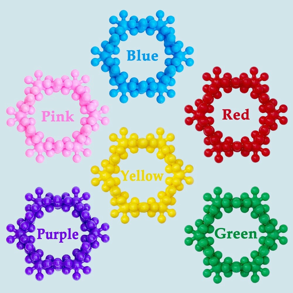 Rynx | 100 Pieces Building Plates Set - Multicolored Interlocking Building Blocks