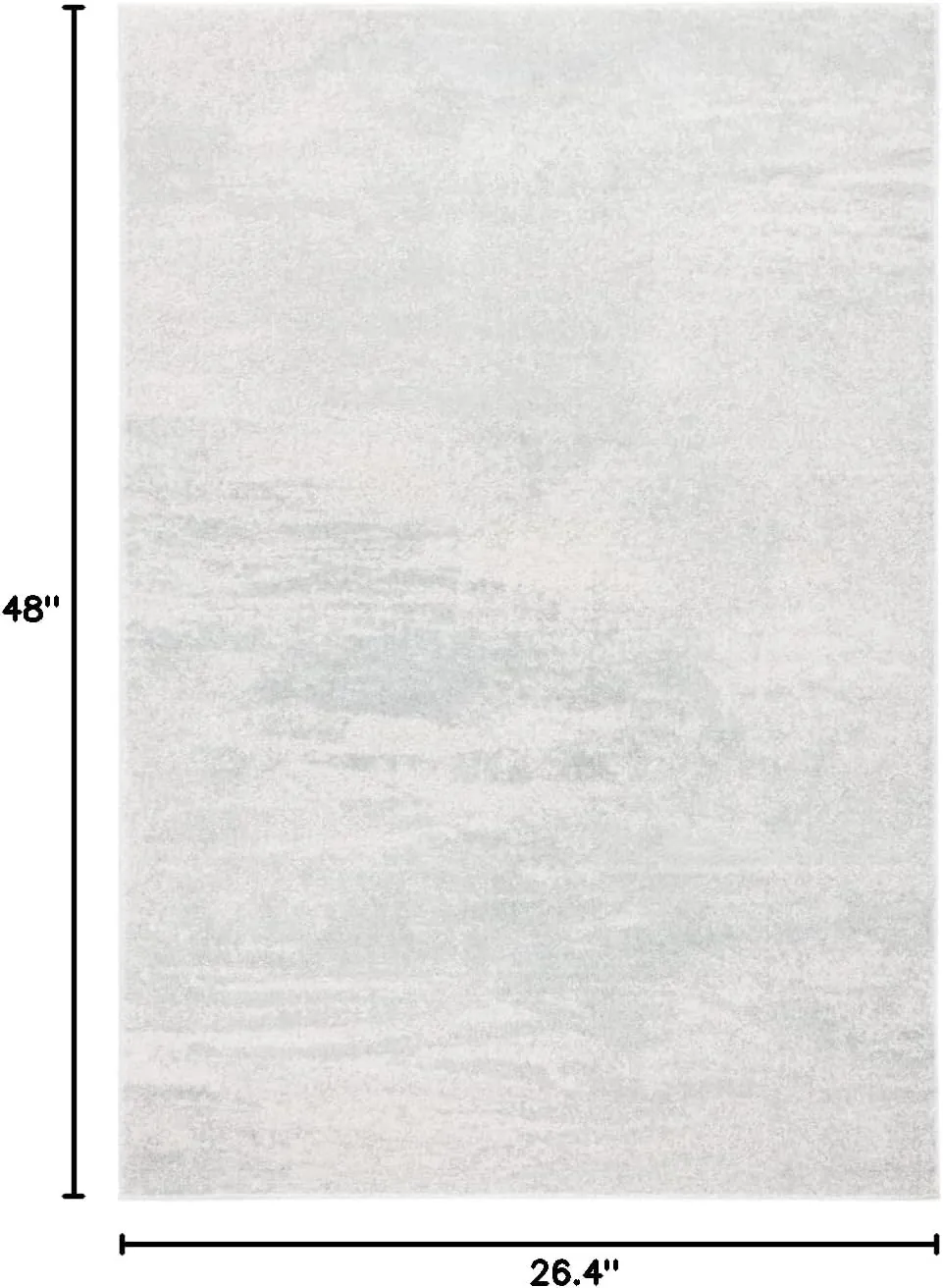 SAFAVIEH Evoke Collection Accent Rug - 2'2" x 4', Ivory & Sage, Modern Abstract Design, Non-Shedding & Easy Care, Ideal for High Traffic Areas in Entryway, Living Room, Bedroom (EVK272B)