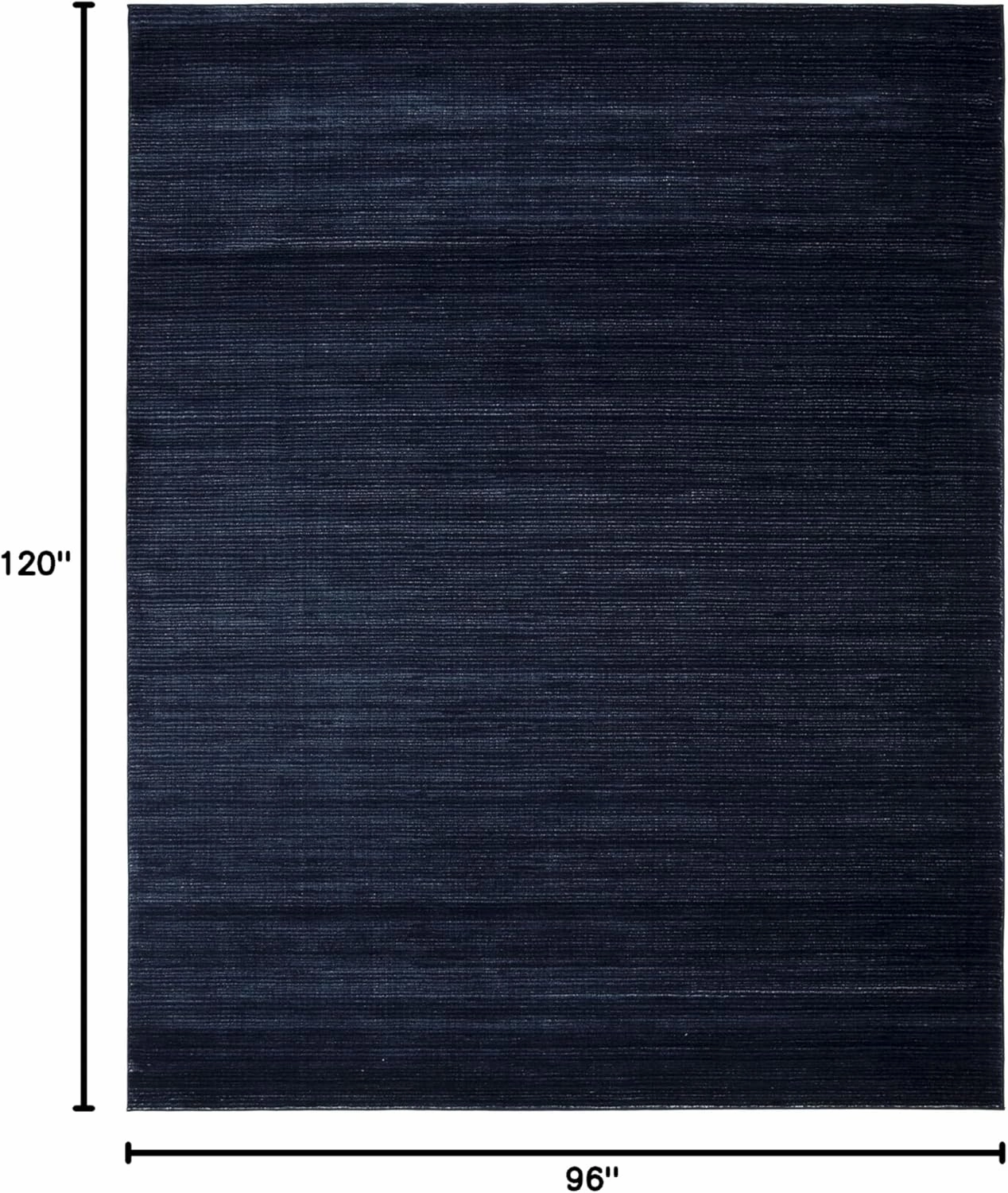 SAFAVIEH Area Rug 8x10 - Vision Collection - Large - Navy, Modern Ombre Tonal Chic Design, Non-Shedding & Easy Cleaning, Ideal for Living Room, Bedroom, Office, Dining Space (VSN606N)