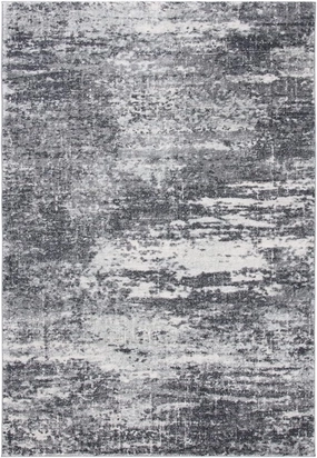 SAFAVIEH Evoke Collection Accent Rug - 2'2" x 4', Ivory & Grey, Modern Abstract Design, Non-Shedding & Easy Care, Ideal for High Traffic Areas in Entryway, Living Room, Bedroom (EVK272F)