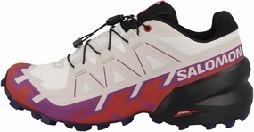 Salomon Speedcross 6 White/Sparkling Grape/Fiery Red 10.5 B (M)