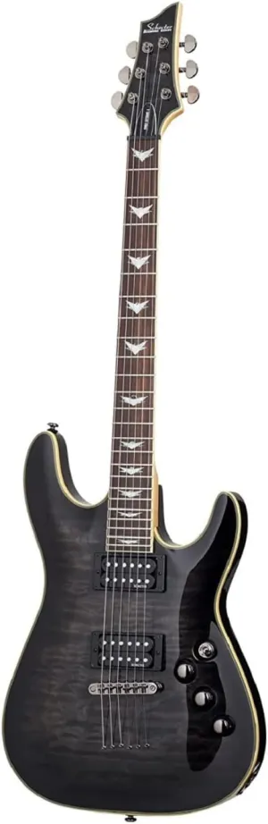Schecter Omen Extreme-6 Electric Guitar - See-Thru Black