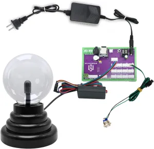 Secret Room Escape Game Mechanism Props Electronic Puzzle Mysterious Studio Plasma Ball Static Luminous Touch (Button Sensor)