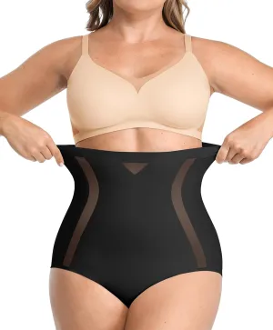 SHAPELLX Shapewear Tummy Control Body Shaper for Women High Waisted Shapewear Underwear Panty Waist Slimming Briefs