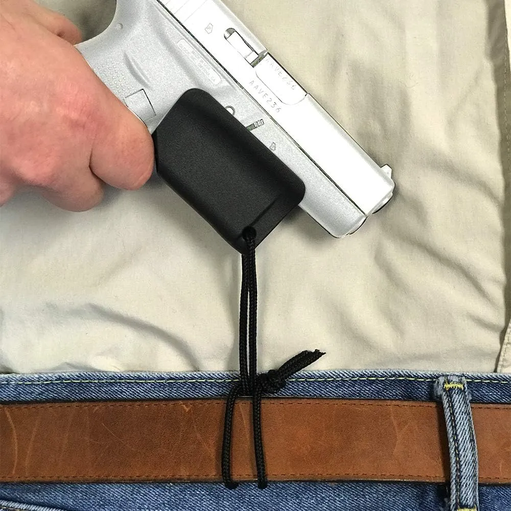 Sheath Trigger Guard Holster Black With Paracord - Minimalist Pocket Safety Cover for Glock, Ruger, Smith and Wesson, Springfield, Taurus, Sig and More