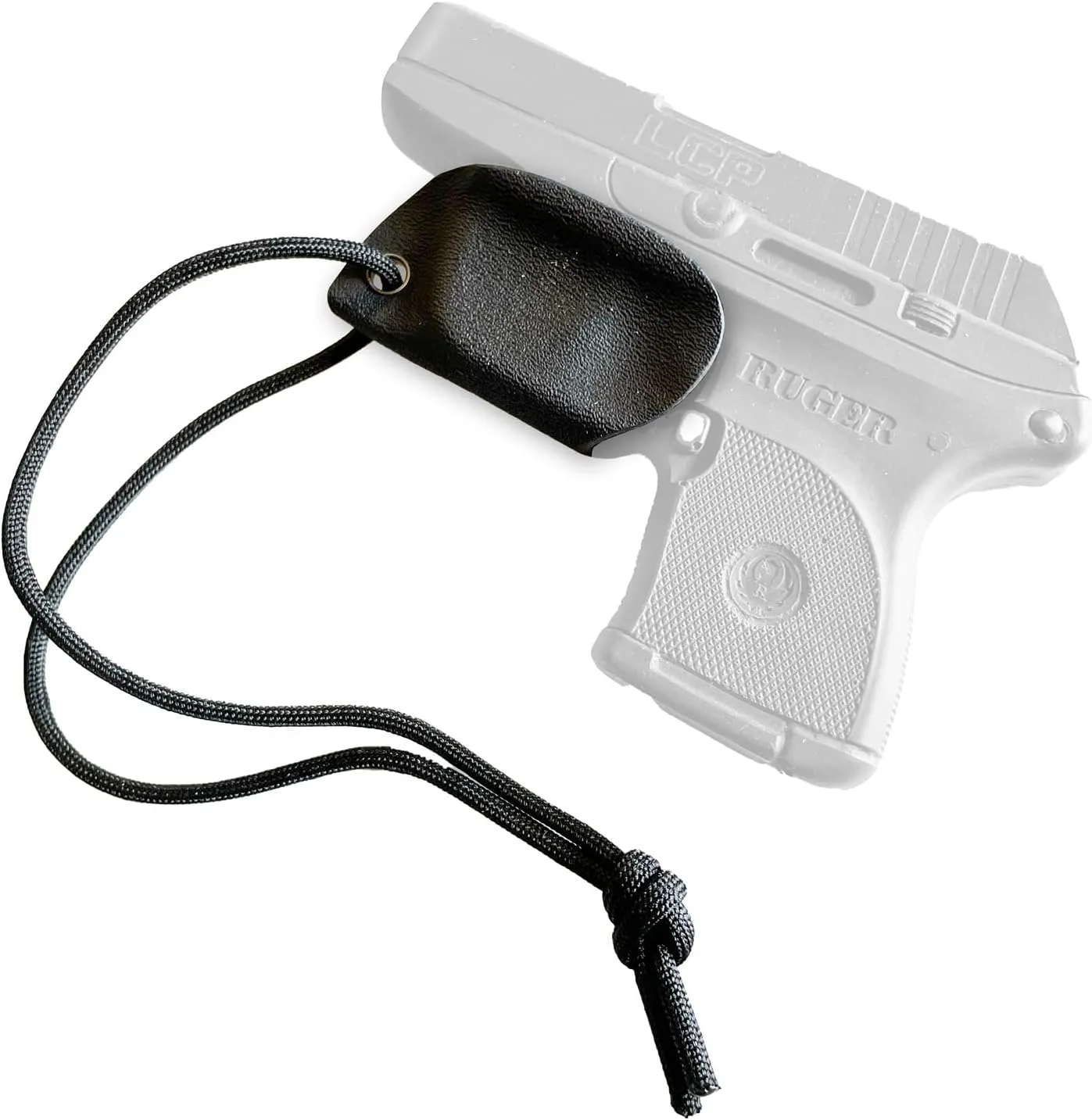 Sheath Trigger Guard Holster Black With Paracord - Minimalist Pocket Safety Cover for Glock, Ruger, Smith and Wesson, Springfield, Taurus, Sig and More