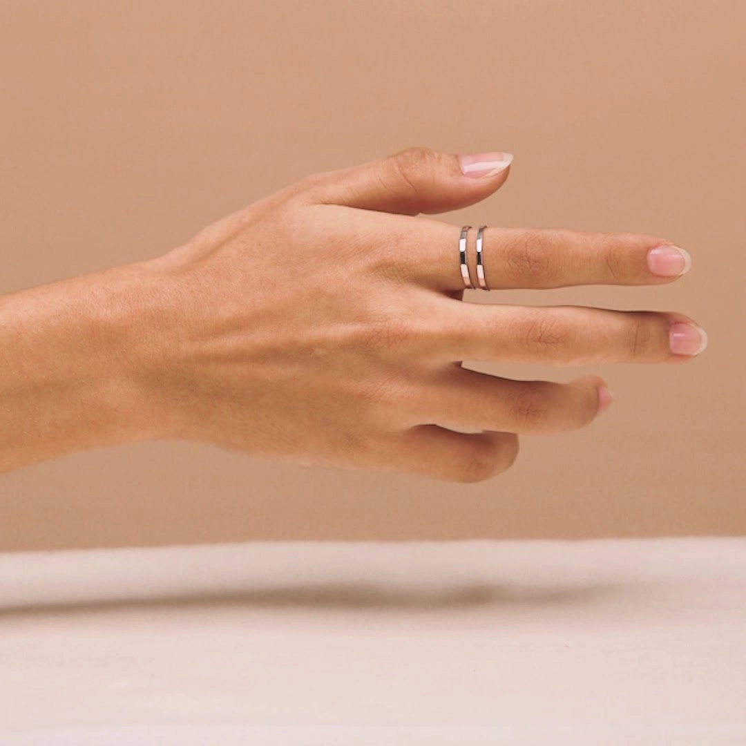 Silver Stacking Ring - Lita