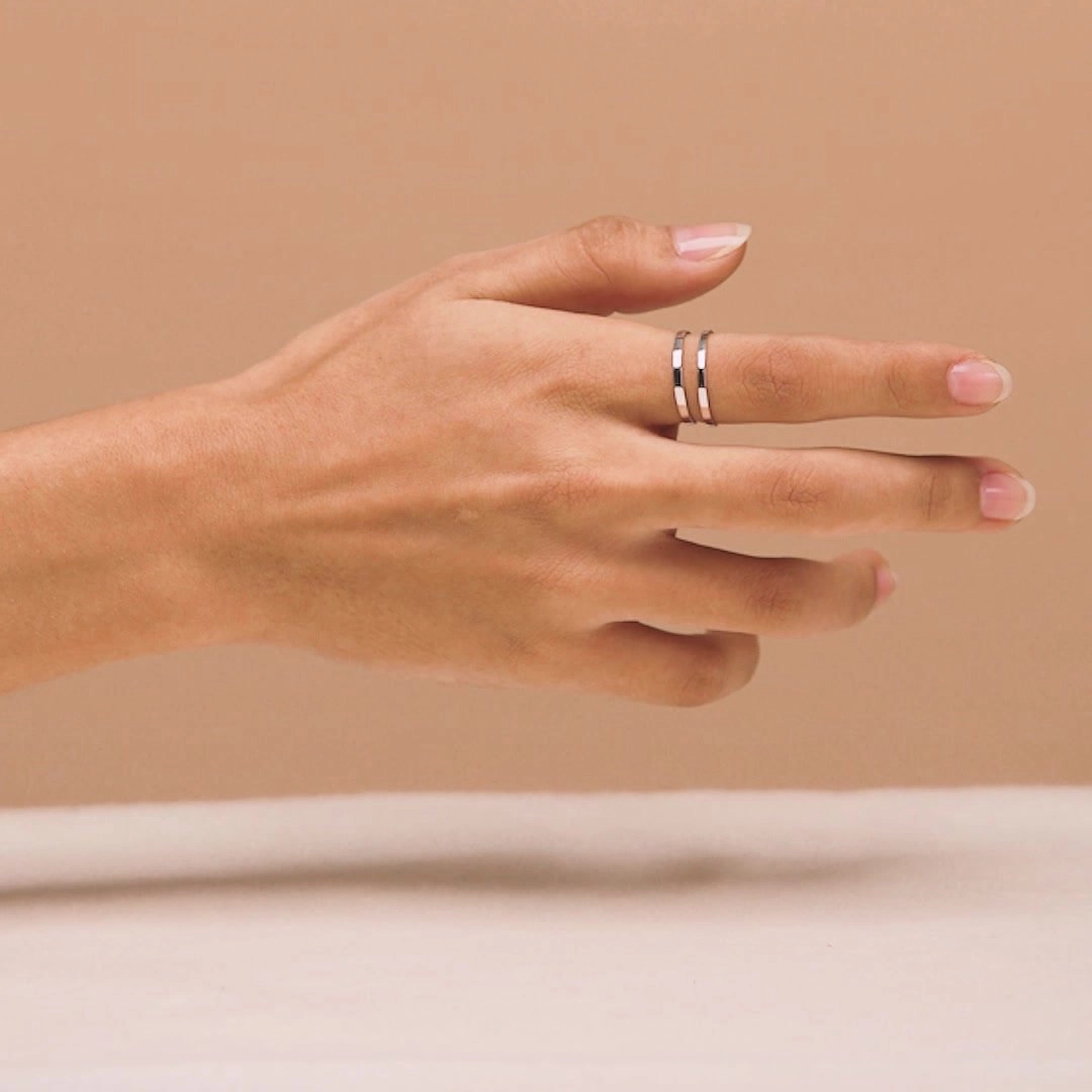 Silver Stacking Ring - Lita