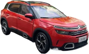 Simulation Car Model 1:18 for Citroen C5 Aircross SUV Simulation Alloy Car Model Collection Display Home Decoration Mini Vehicles Toys
