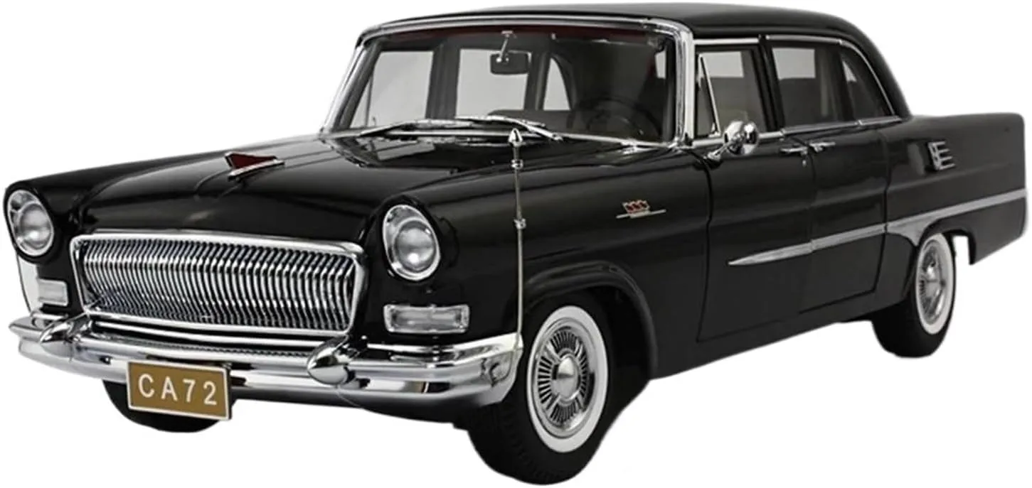 Simulation Car Model 1：18 for Hongqi CA72 Alloy Car Model Static Ornament Souvenir Mini Vehicles Toys