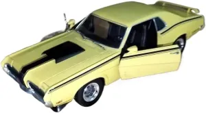 Simulation Car Model 1:18 for Mercury Cougar Eliminator Alloy Simulation Car Model Ornaments Display Home Decoration Mini Vehicles Toys