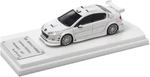 Simulation Car Model 1：64 for Peugeot 406 407 Taxi Resin Sport Car Model Miniature Static Collection Decorative Souvenirs Mini Vehicles Toys