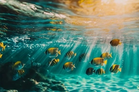 Small Fish Under The Sea Jigsaw Puzzles for Adults and Kids 1000 Piece Educational Games Colorful Puzzles for Home Decoration