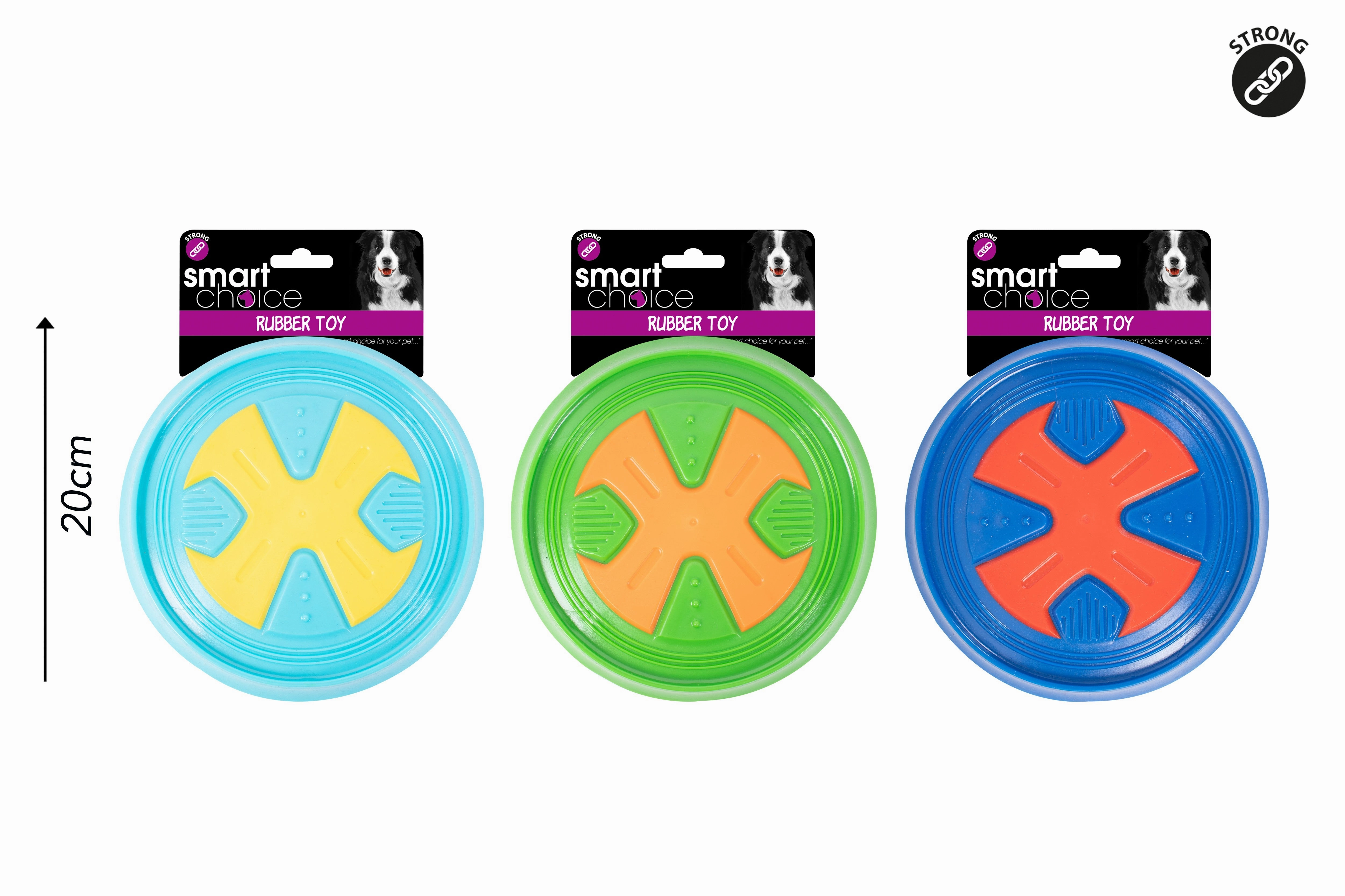 Smart Choice Rubber Frisbee