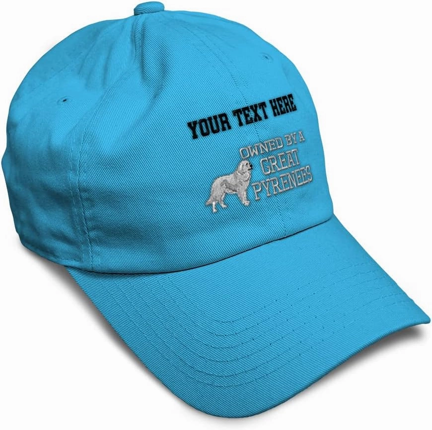 Soft Baseball Cap Owned by A Great Pyrenees Embroidery Dogs Breed Cotton Longtail Dad Hats for Men & Women