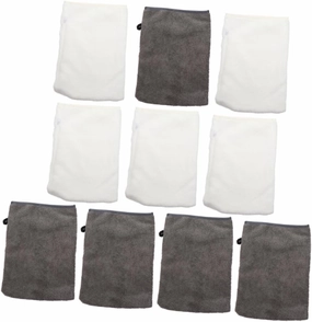 SOIMISS 10pcs Makeup Remover Gloves Soft Microfiber Face Scrubber for Gentle Cleansing Eye and Facial Makeup Removal Washable and Reusable for Daily Skincare Routine