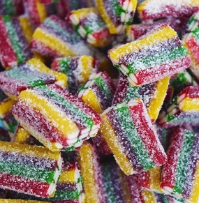 Sour Rainbow Bricks