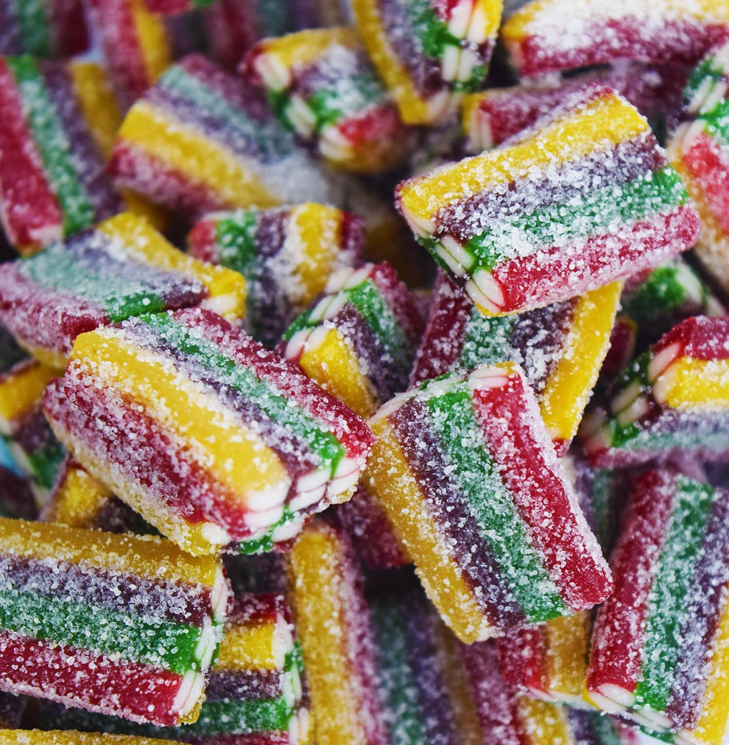 Sour Rainbow Bricks