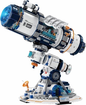 Space Telescope Building Set for Adults Boys Girls (995PCS), Space Planet Building Toys with Lights, Space Exploration Telescope Home Office Collection Model, Gifts for Building Blocks Lover