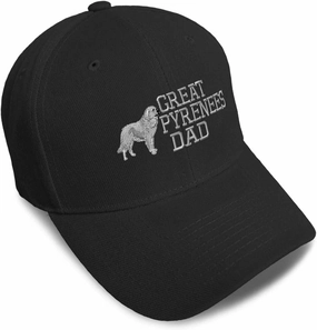 Speedy Pros Baseball Cap Great Pyrenees Dad Embroidery Acrylic Dad Hats for Men & Women