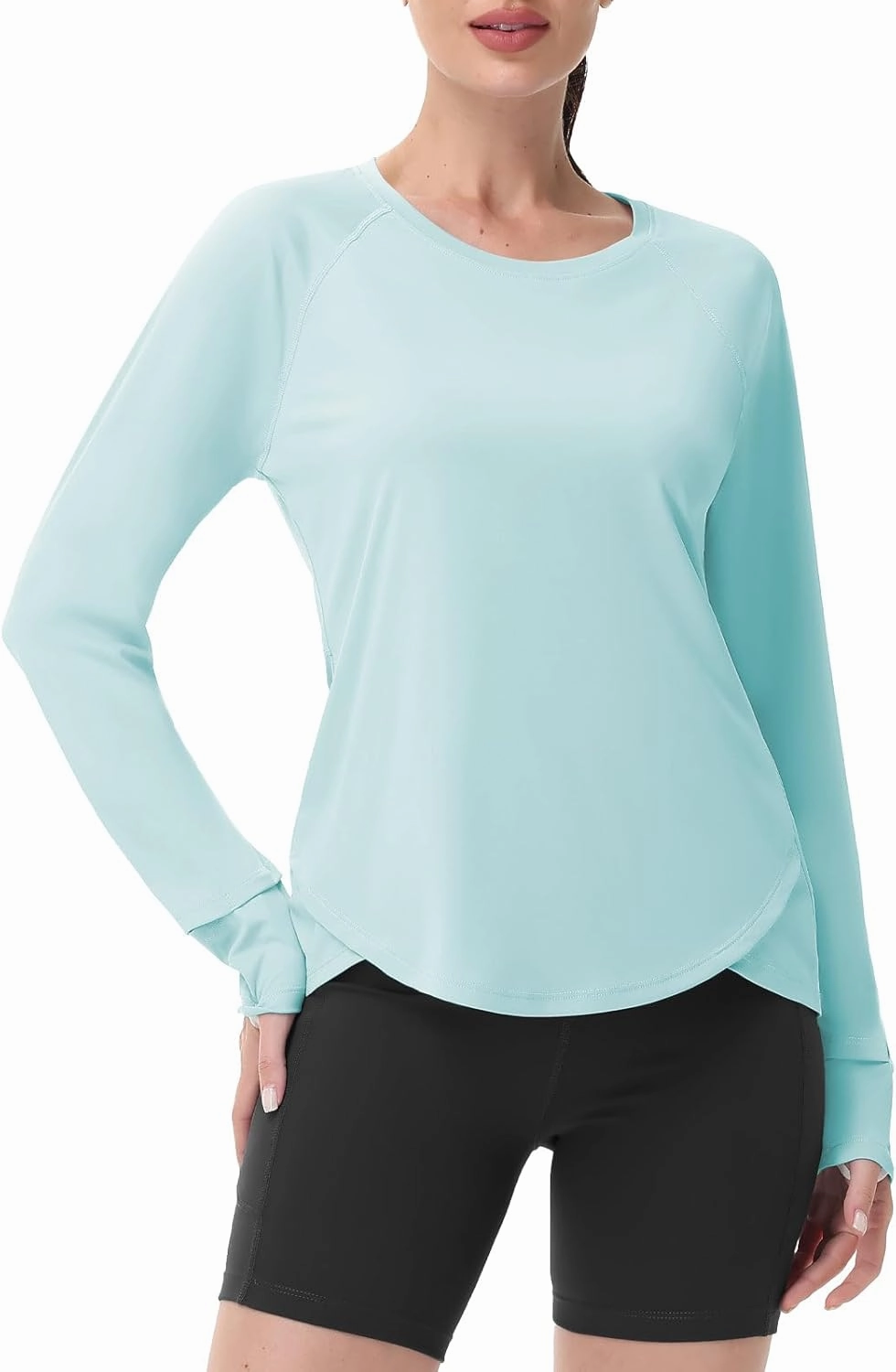 SPEXIAL Women's Sun Shirts UPF 50  UV Protection SPF Long Sleeve Hiking Fishing Running Quick Dry Lightweight Outdoor