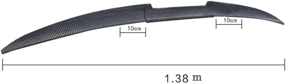 Spoilers Cars for Daewoo Nexia (KLETN, Facelift 2008) 2008 2009 2010 2011 2012 2013, Car Tail Wing Spoiler Wing Rear Spoiler Splitter Exterior Decoration Car Accessories, Carbon Fibre
