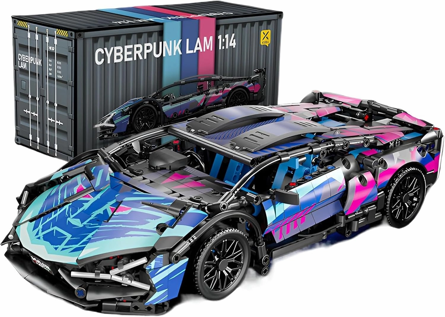 Sport Race Car Building Block Sets for Adults,1:14 Racing Supercar Toys Kits Collectible MOC Model Construction Birthday for Boys Teens Age 8-12 12-16,8 9 10 11 12 13 14 14 