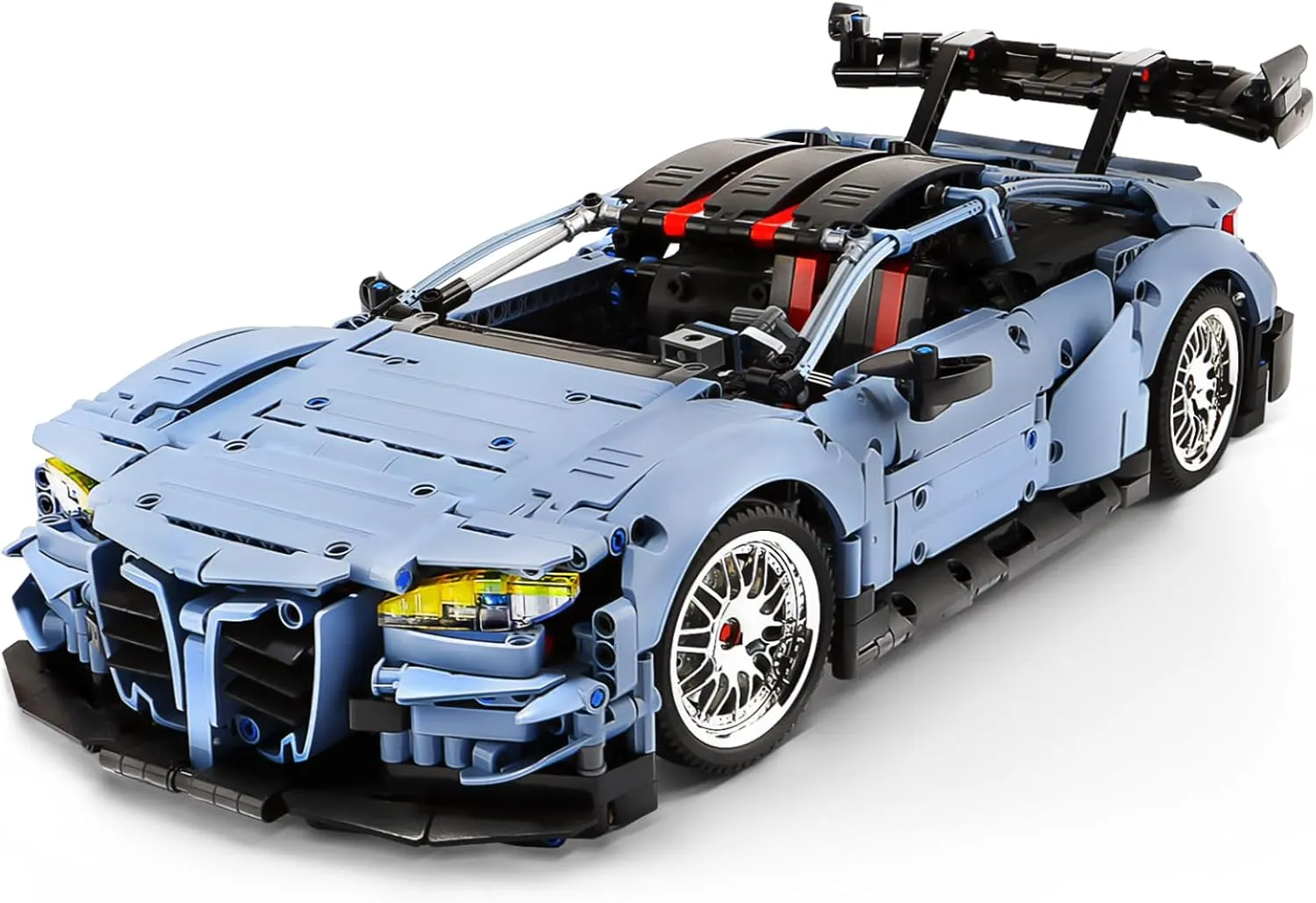 Sports Car Building Set, 1:10 Scale M4 Racing Technic Car for Adults Collectible Cars Set to Build, Build and Display Model for Home or Office Décor, Gift for Boys Age 14  (2280 Pcs)