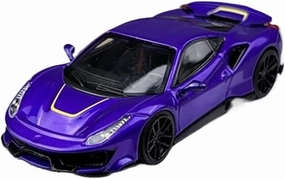 Sports car Metal Model Diecast Model Car 1/64 for Ferrari Novitec 488 Pista Model Alloy Car Collection Toys Commemorative for Home Décor