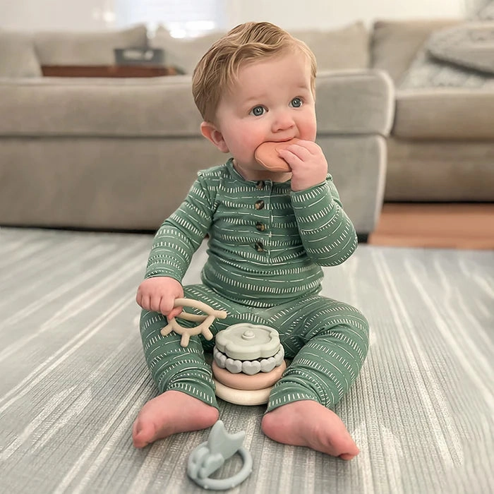 Stacking teething rings - 2 Colourways