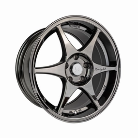 Stage Wheels Knight 17x8  10mm 5x120 CB: 74.1 Color: Black Chrome