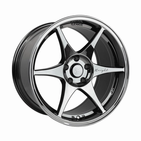 Stage Wheels Knight 18x9.5  12mm 5x114.3 CB: 73.1 Color: Black Chrome