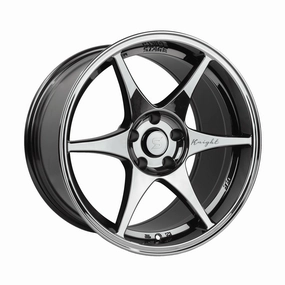 Stage Wheels Knight 18x9.5  12mm 5x114.3 CB: 73.1 Color: Black Chrome