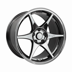 Stage Wheels Knight 18x9.5  12mm 5x120 CB: 74.1 Color: Black Chrome
