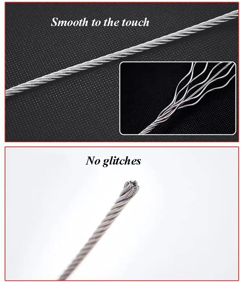 Stainless Steel Garden Netting, Deer Wire Fence, Animal Barrier Fence, Poultry Netting, Safety Netting - 10cm Mesh(Silver-2mm,1x7m)