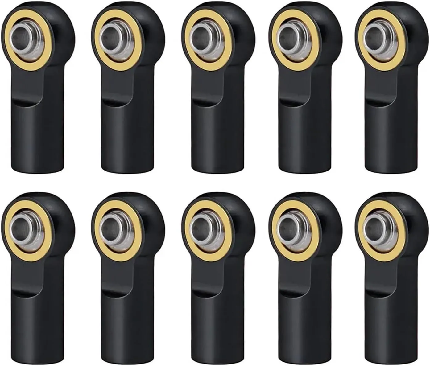 Steering Linkage Servo Link 10Pcs Metal M3 Aluminum Link Rod Tie Rod End Ball Joint AXIAL SCX10 D90 D110 Fit For Tamiya CC01 Racing 1/10 RC Car Track Car Direction Pull Rod Steering Pull ( Color : Blu