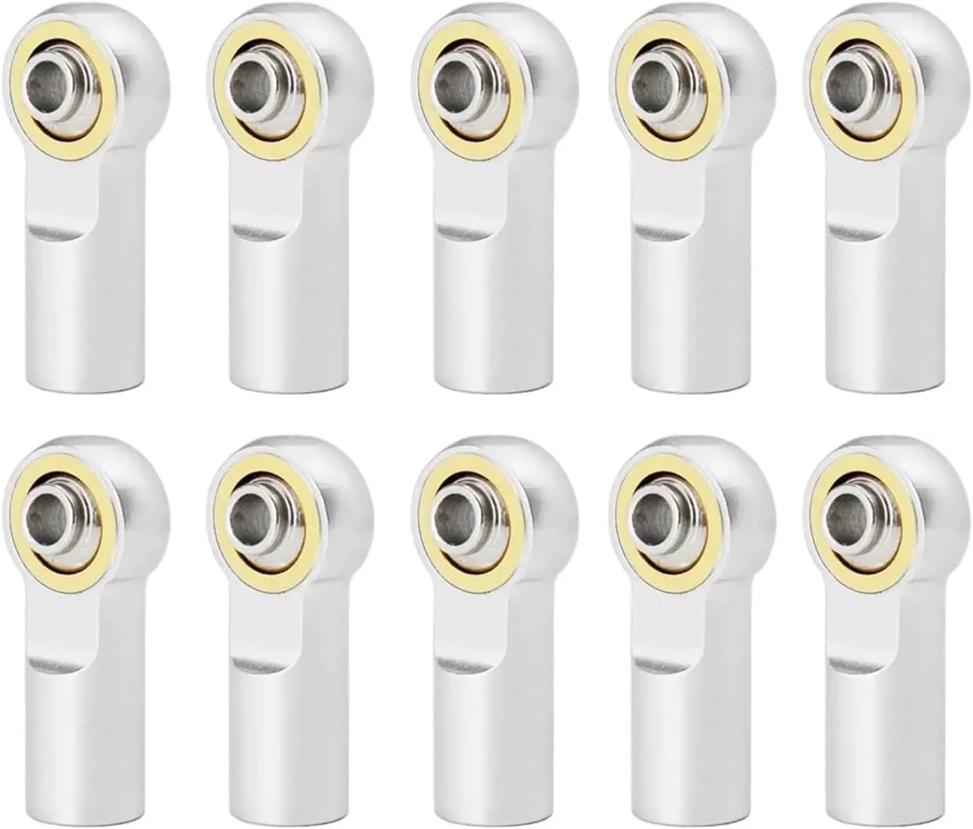Steering Linkage Servo Link 10Pcs Metal M3 Aluminum Link Rod Tie Rod End Ball Joint AXIAL SCX10 D90 D110 Fit For Tamiya CC01 Racing 1/10 RC Car Track Car Direction Pull Rod Steering Pull ( Color : Blu