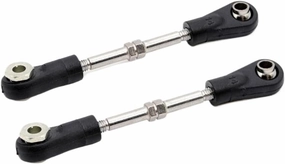 Steering Linkage Servo Link Racing 1/10 DBX-10 DBX 10 RC Buggy Desert Rocket Truck Car Parts Metal Steering Tie Rod Steering Link Trump Rod 120939 Direction Pull Rod Steering Pull, Black