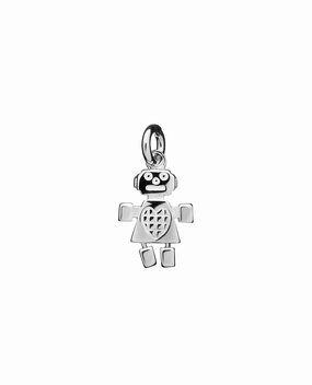 Sterling Silver Karen Walker Mini Girl Robot Charm