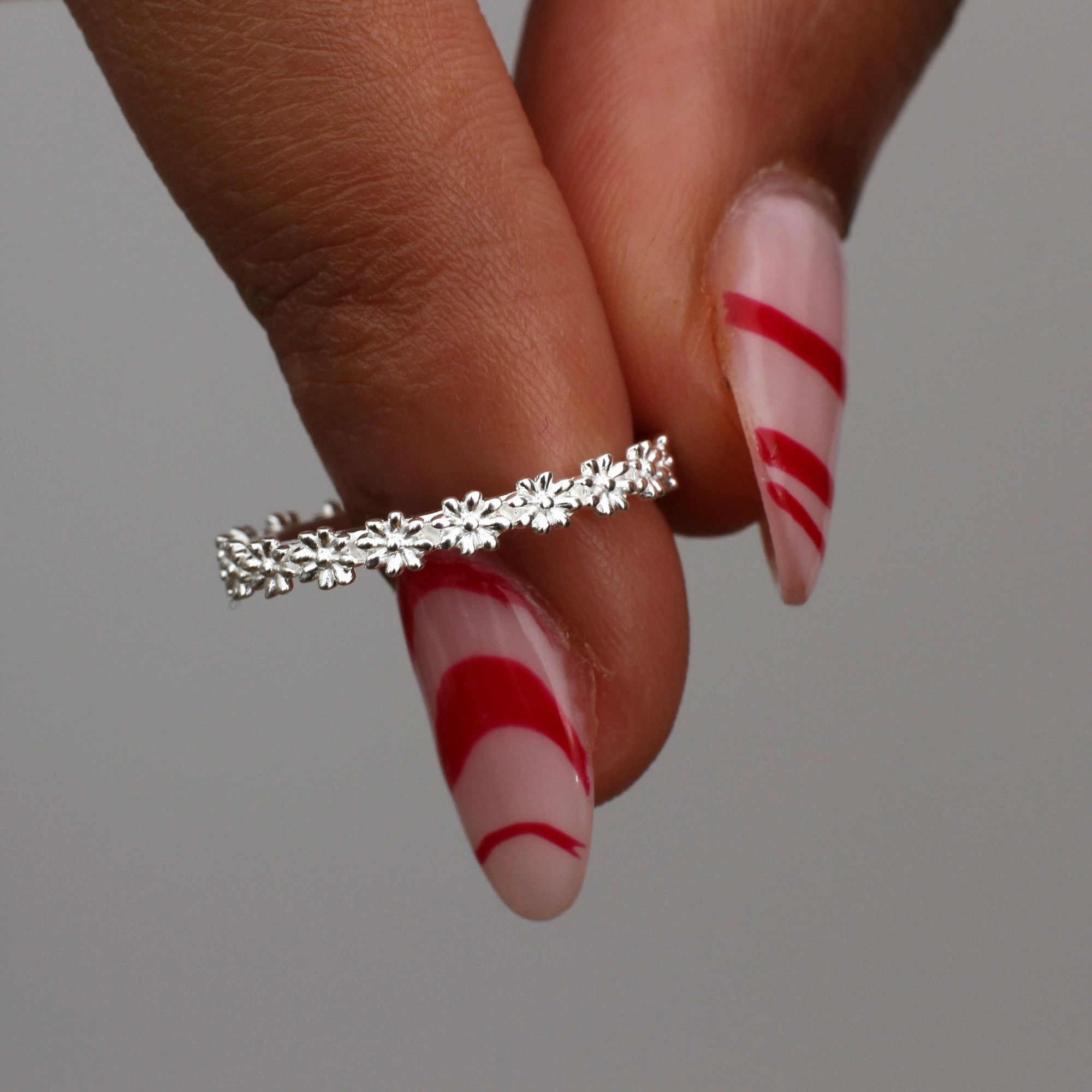 Sterling Silver Or 18ct Gold Daisy Ring
