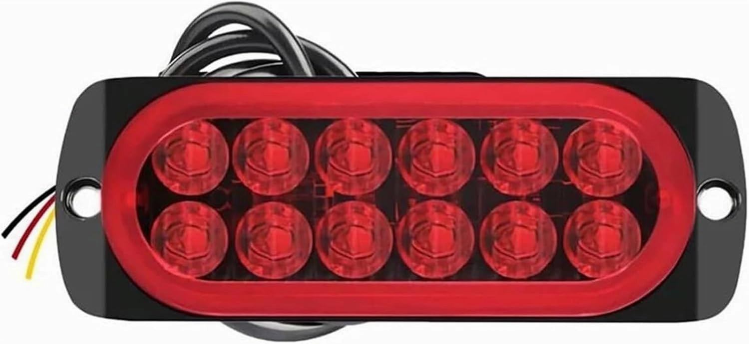 Stop Brake Light Third High Mount Brake Stop Light Brake Light for Motorcycle 12V Stop Light Rear Third Brake Light for Truck Trailer RV Van for Bus Lamp Rear Third Brake Light