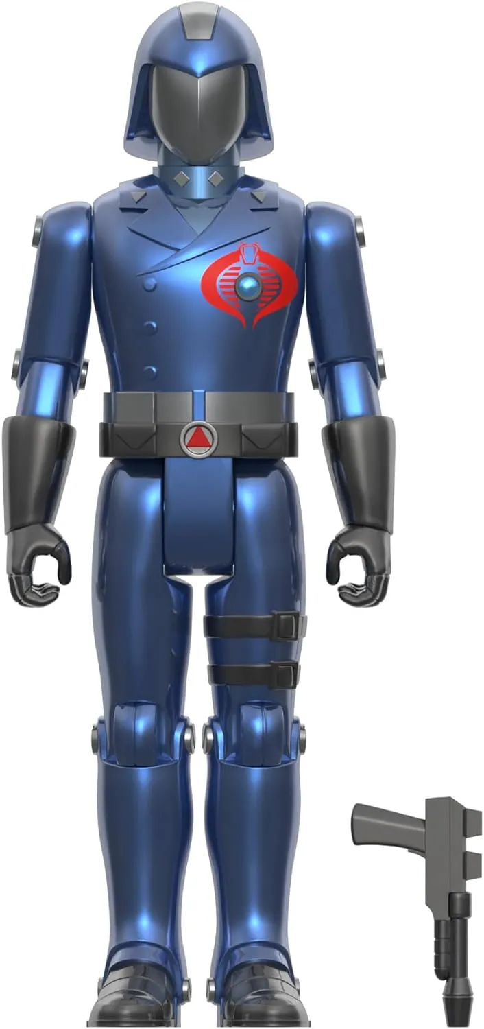 Super7 G.I. Joe Cobra Commander (Funhouse Robot) - 3.75" G.I. Joe Action Figure with Accessory Classic Cartoon Collectibles and Retro Toys